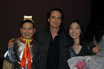 <b>Photo with mentor Robert Derosiers after performance</b>