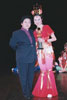 <b>alumni Emily Cheung Won the Advanced Level, the Best Classical, and the Most Authentic Dance Trophies in the North American Chinese Dance Competition in 2000<br/>when she was a student with TCDA,<br/>
					photo with competition adjudicator Ms. Zhang Yu</b>